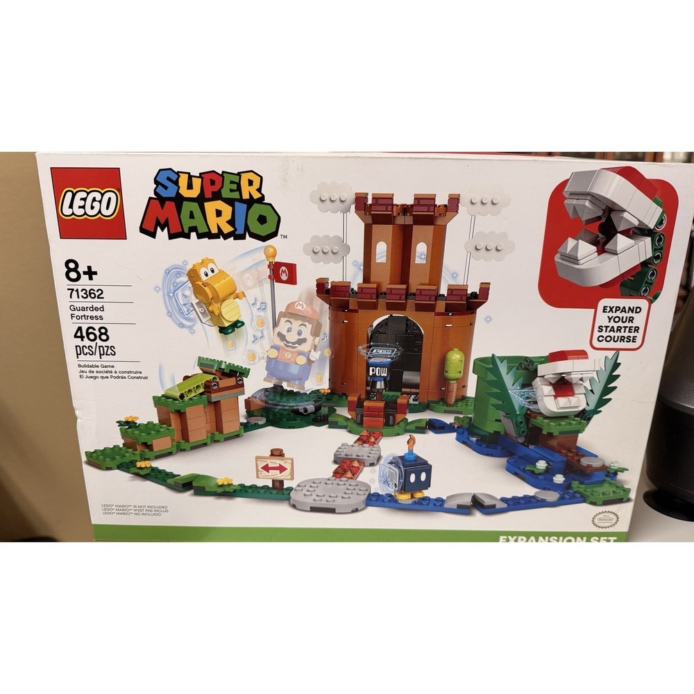 LEGO Super Mario 71362 Guarded Fortress Expansion Set Retired NIB‎ 468 Pcs